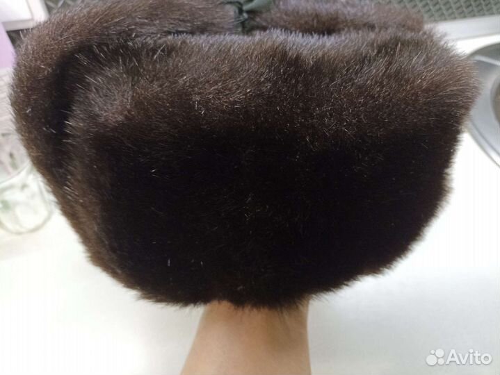 Шапка ушанка мужская натуральный мех