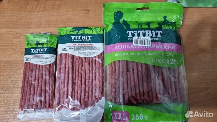 Лакомства для собак, кошек titbit