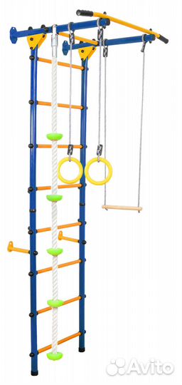 Шведская стенка канат с упорами новая