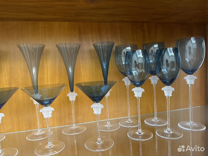 Бокалы versace medusa lumiere