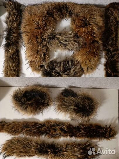 Меховые воротники, Манжеты из енота