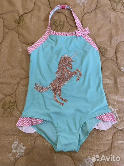 Слитный купальник для девочки