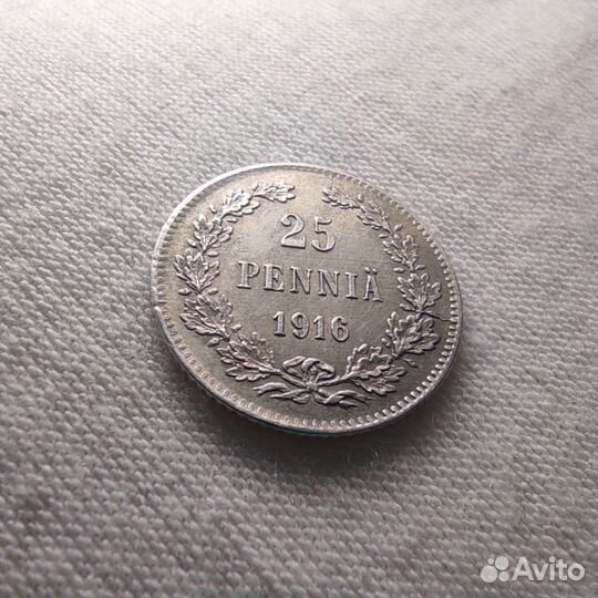 25 пенни 1916 г. S Финляндия