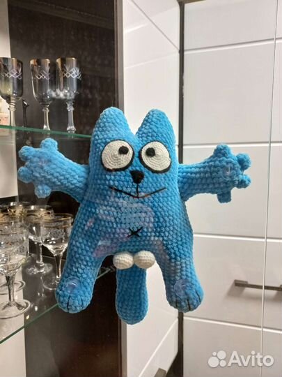 Игрушка ручная работа кот Саймон