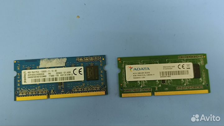 Оперативная память so-dimm ddr3L 4gb pc3-12800