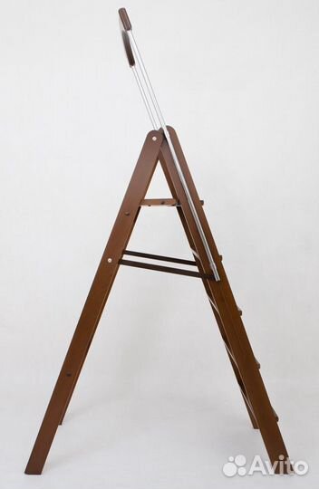 Стремянка деревянная серж 5 ступеней венге (сдр-05