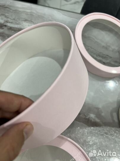 Круглые коробки (шляпные коробки) 21х10 см и др