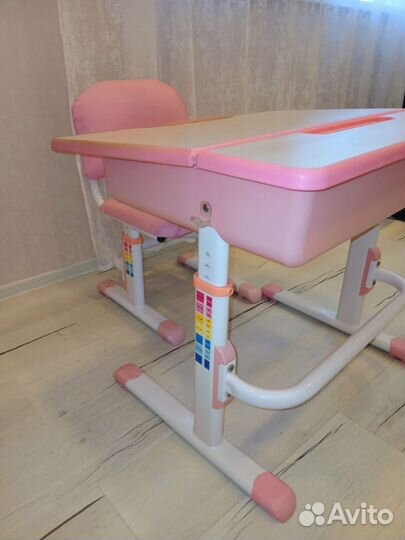 Растущая парта и стул бу