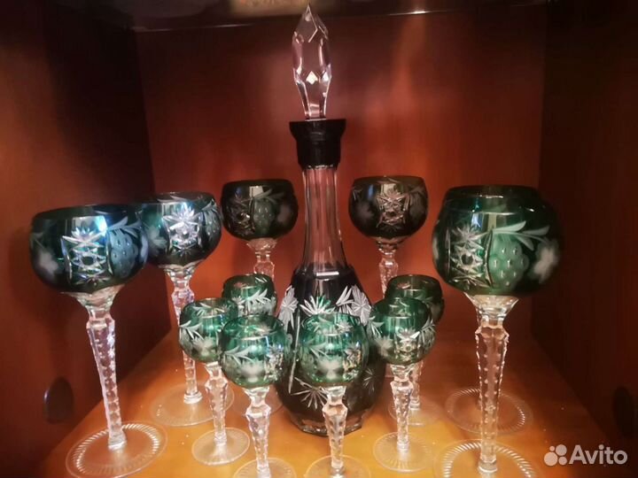 Сервиз Ajka Crystal Grape Emerald