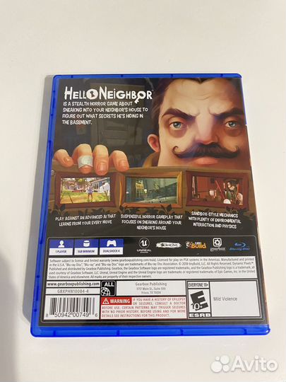 Игра Hello Neighbor для sony ps4 (привет сосед)