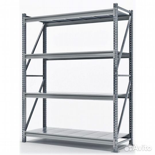 Стеллажи складские металлические (100-500кг)