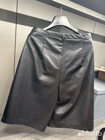 Шорты бермуды эко кожа