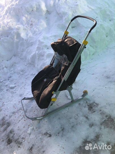 Детские санки коляска бу