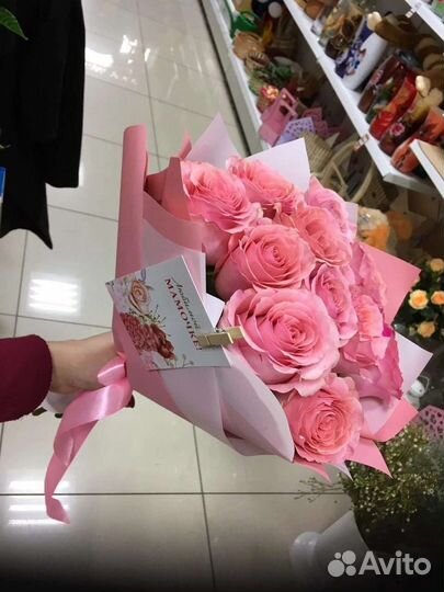 Цветы розы букет