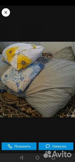 Вывоз старых подушек, перин