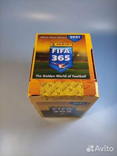 50 пакетиков наклейки panini FIFA 365 2021+пакетик