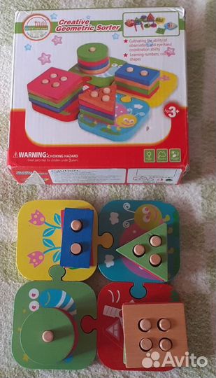 Игрушка головоломка деревянная 2шт