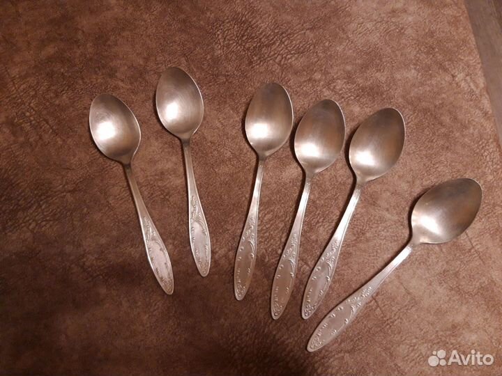 Мельхиоровые столовые ложки, б/у