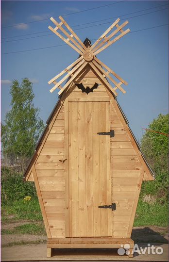 Дачный туалет деревянный JKT228