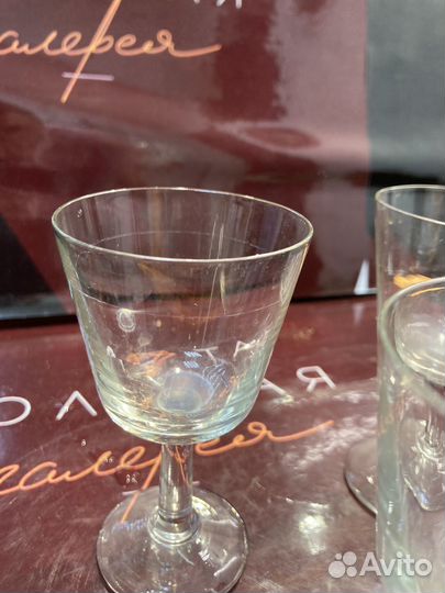 Рюмки тонкое стекло 3 штуки