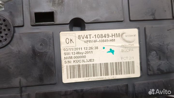 Щиток приборов Ford Kuga, 2011