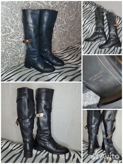 Сапоги Givenchy 39,5-40 (кожа)