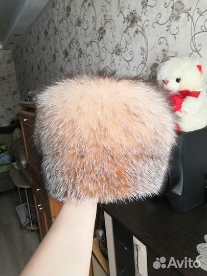Шапка лиса, новая