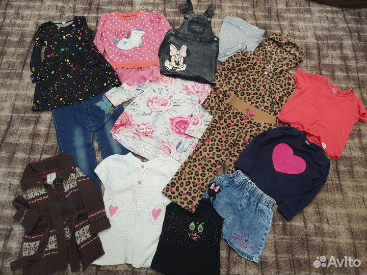 Одежда пакетом для девочки 98-104