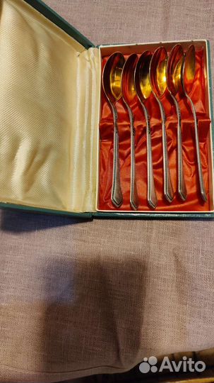 Мельхиоровые ложки, ножи
