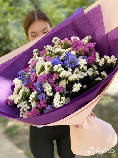 Букет из статицы (сухоцветы)