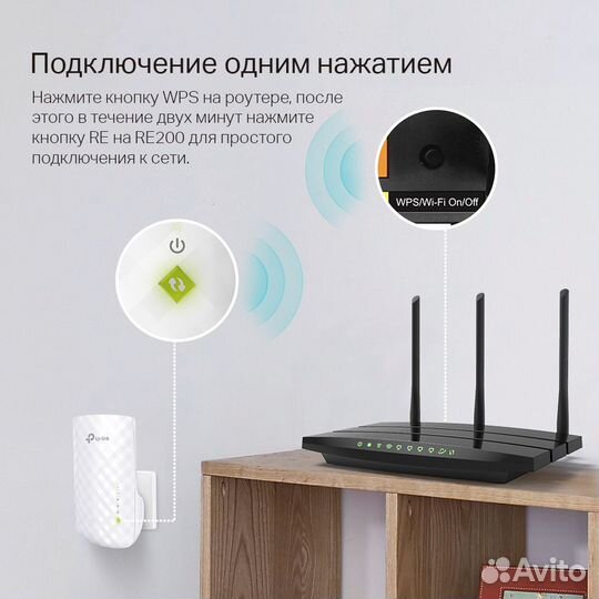 Усилитель Wi-Fi сигнала AC750