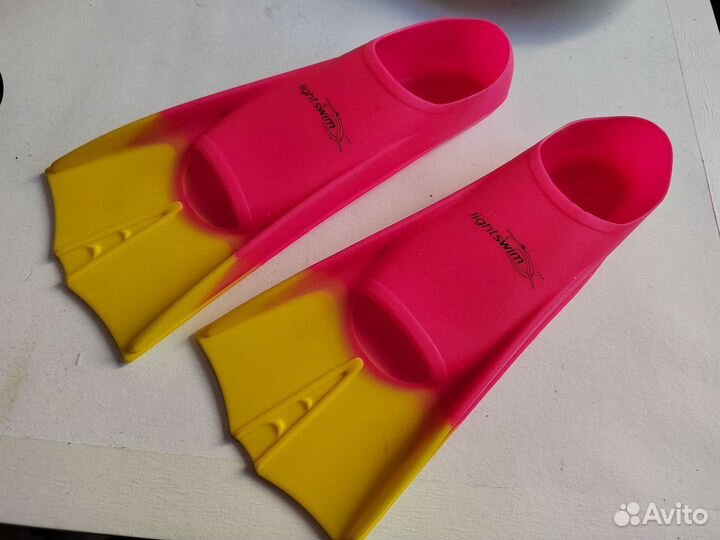 Ласты новые lightswim розовые