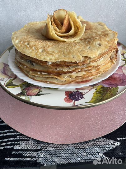 Курник блинный пирог