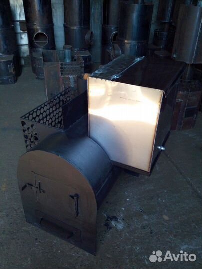 Печь для бани. на три помещения