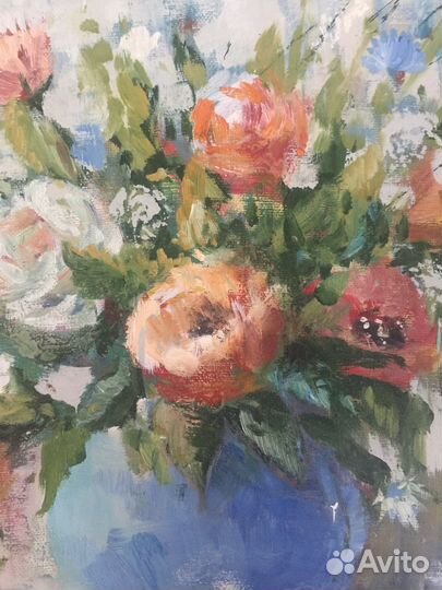 Картина маслом Цветы