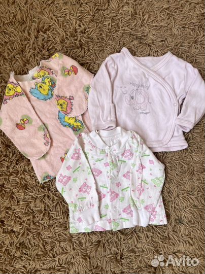 Вещи пакетом на девочку от 0 до 3 месяцев