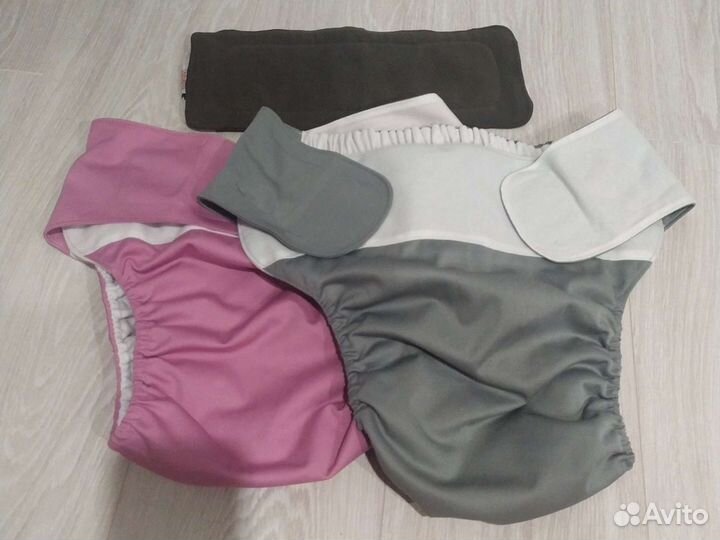 Многоразовые подгузники трусики с прокладками для