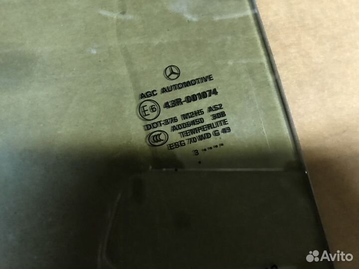 Мерседес ML 166 стекло