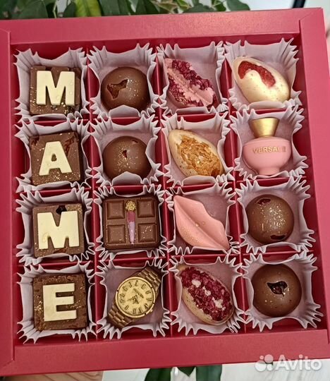 Шоколад ручной работы. Подарок девушке