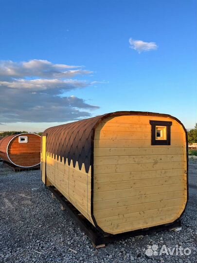 Бани-бочки квадро в наличии