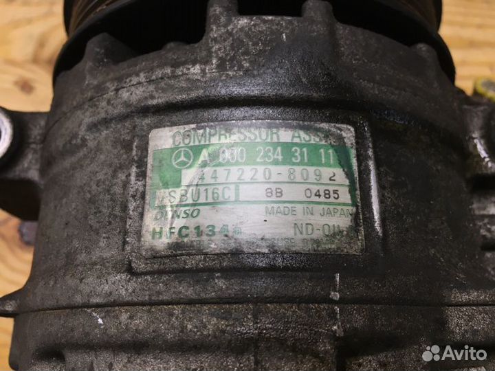 Компрессор кондиционера Mercedes-Benz Ml270 W163