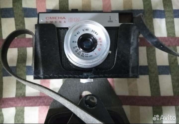 Плёночный фотоаппарат смена