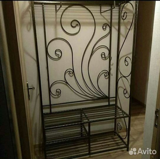 Кованная вешалка № 37