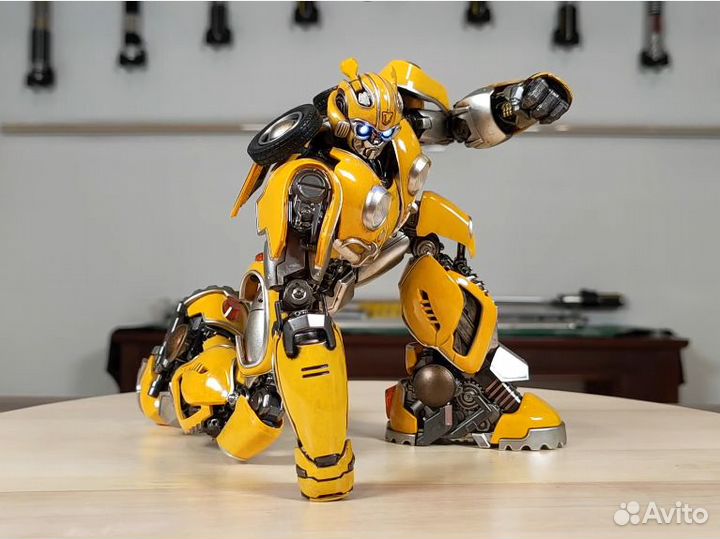 Трансформер бамблби игрушка 20см металл