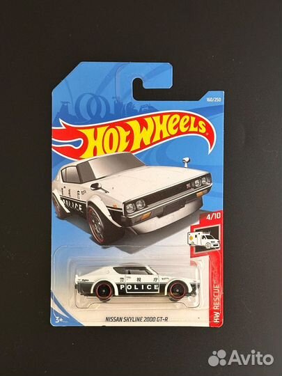 Hot Wheels Nissan Skyline 2000 Gt-r / Rescue