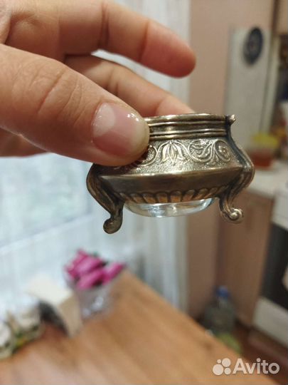 Солонка мельхиор СССР