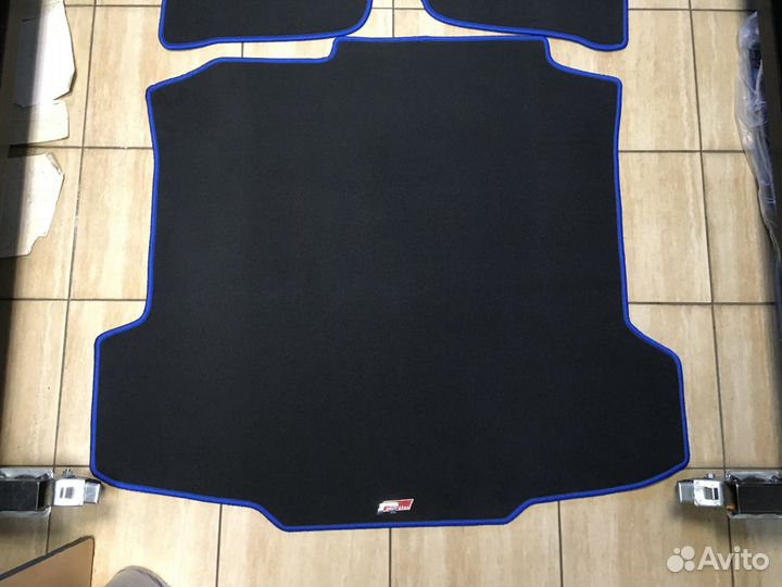 Автоковрики Volkswagen Polo sedan Велюровые Всесез