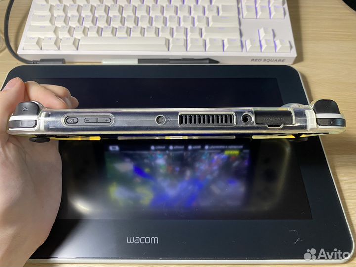 Монолитный чехол для nintendo switch oled