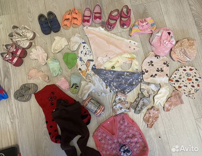 Вещи пакетом на девочку 68 74