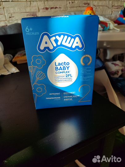 Сухая смесь агуша 2